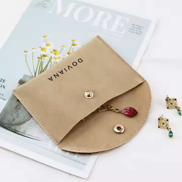 logo Small Velvet Bag for Jewelry Package