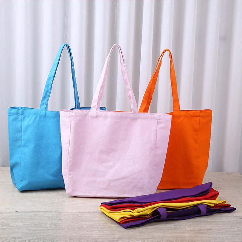 logo Custom Top Quality Canvas Cotton Tote Shopping Bag