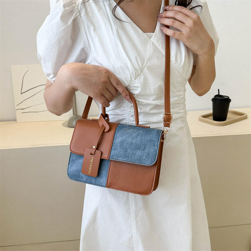Shoulder Bags Fashion PU Leather Ladies Handbags Square Underarm Crossbody