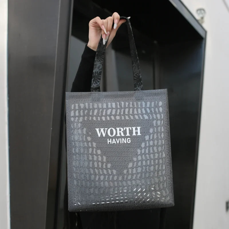 Good Quality Customized Plastic Clothing Shoulder Belts Packing Bags